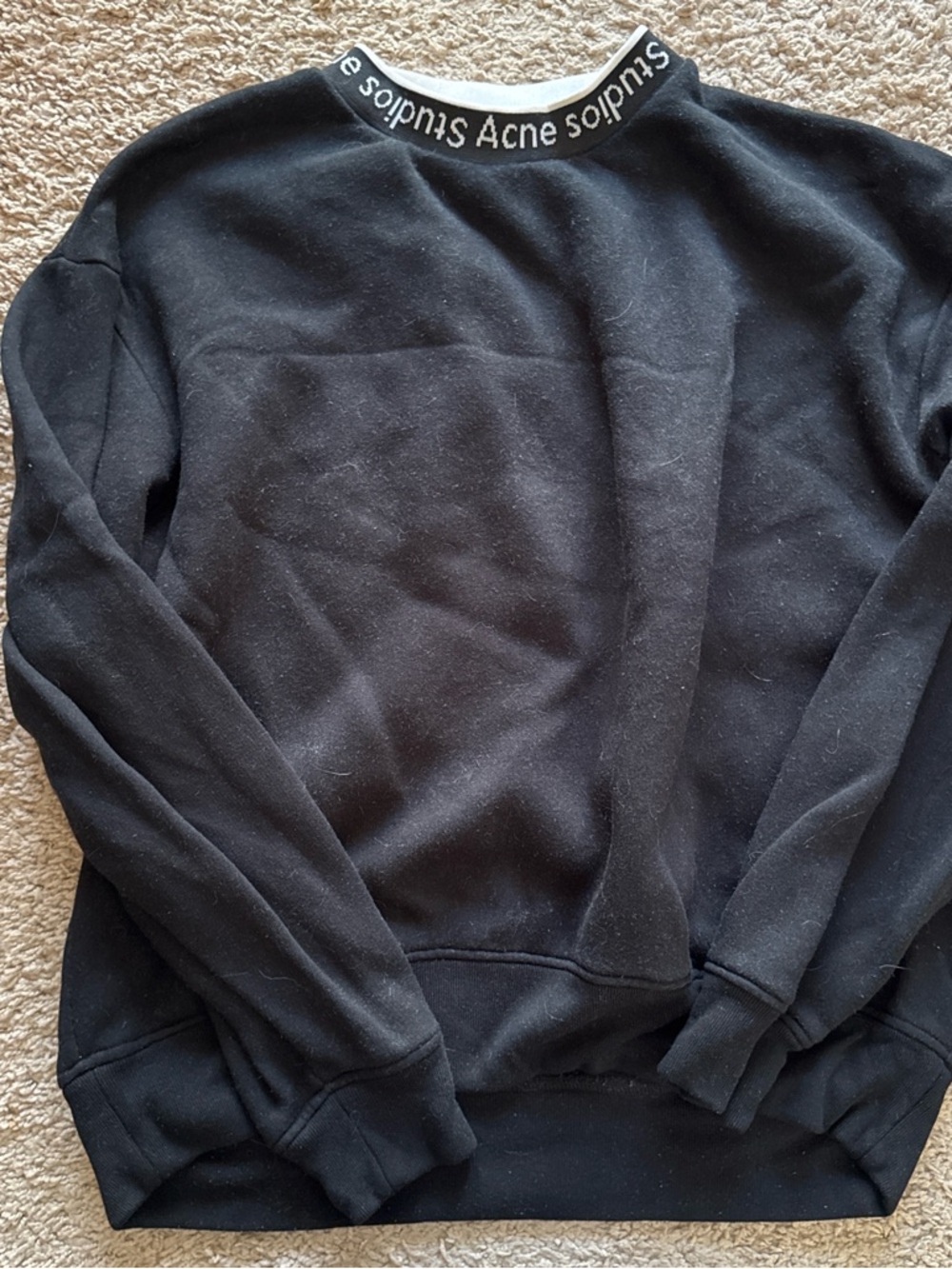 Acne Studios Black Sweatshirt